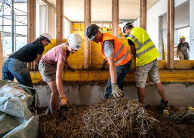 chantier participatif terre-paille